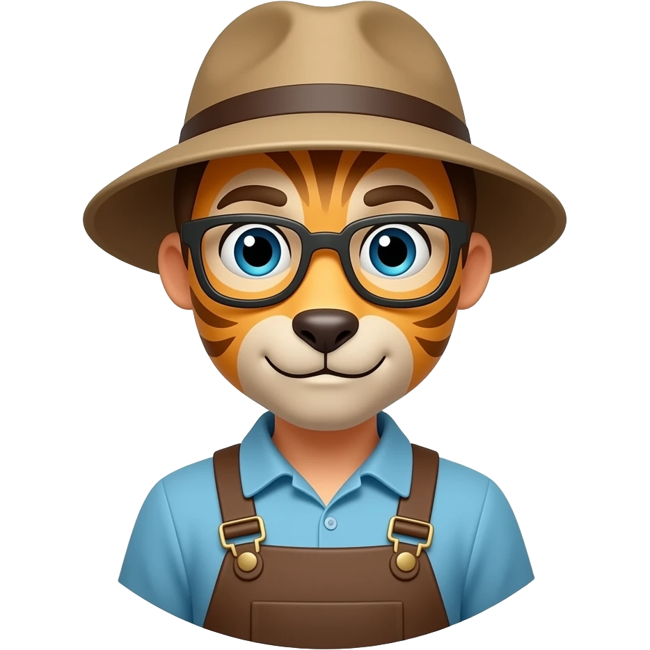 Zoo keeper icon emoji