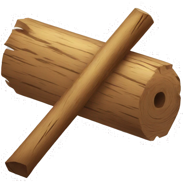  Stick of wood emoji