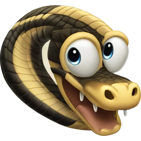 Una cobra de Egipto echando veneno  emoji