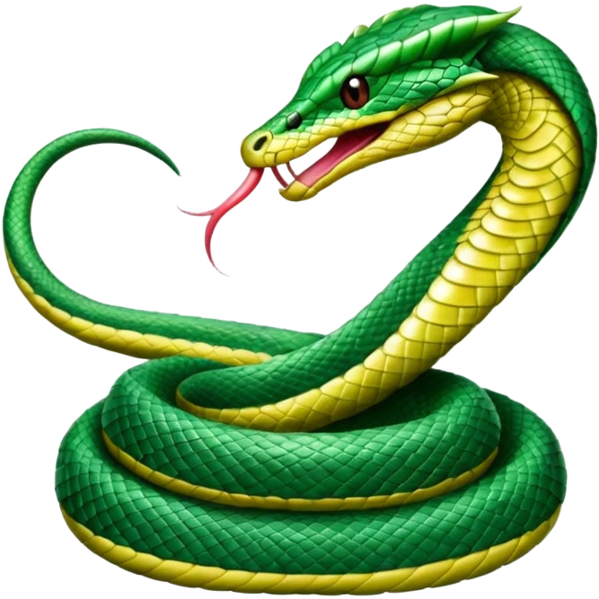green viper sexy emoji