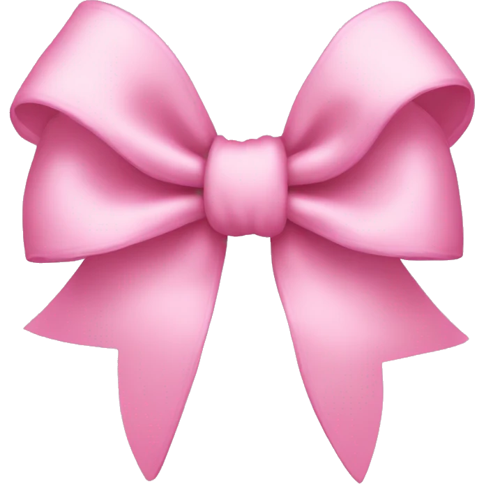 Light Pinky bow emoji