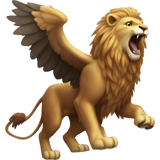 lion eagle mythical creature emoji