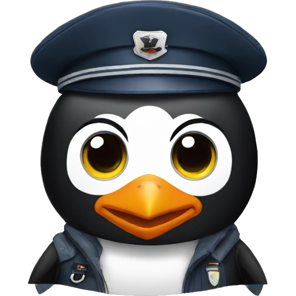 Pilot penguin emoji