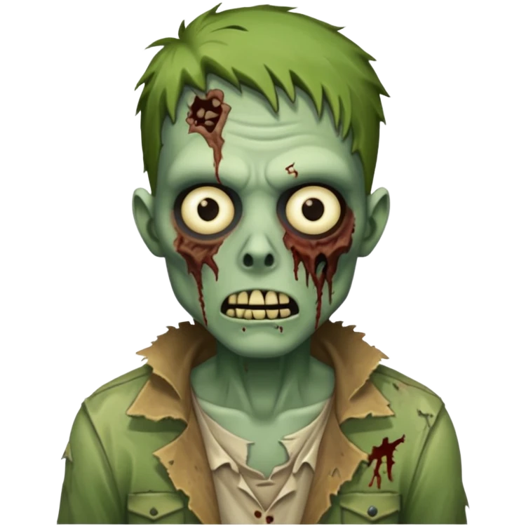 detailed zombie emoji