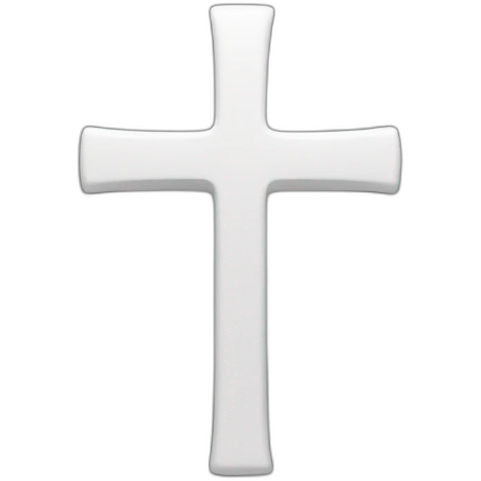 white cross emoji