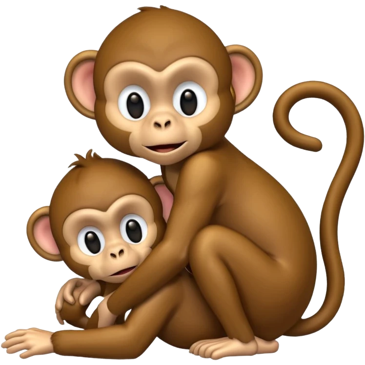 Singe qui encule un singe  emoji