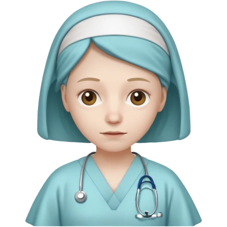 patient in hospital in hospital emoji