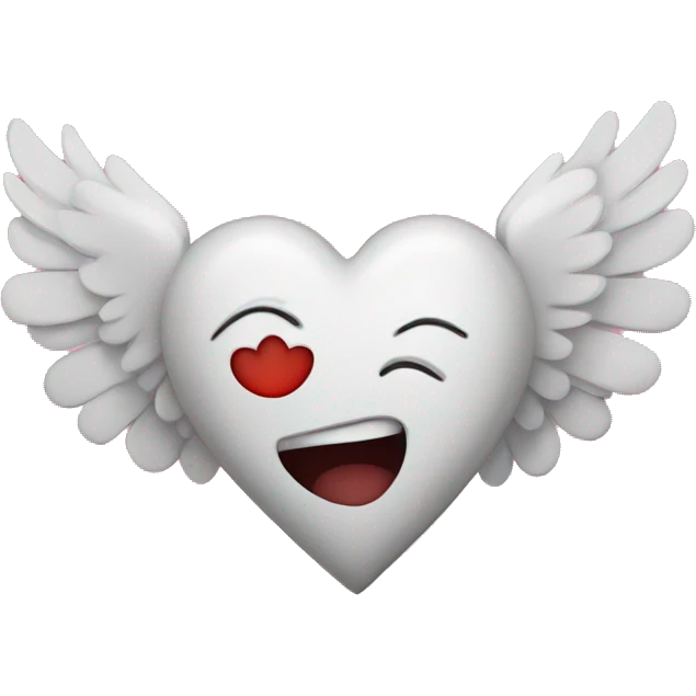 Heart with wings emoji