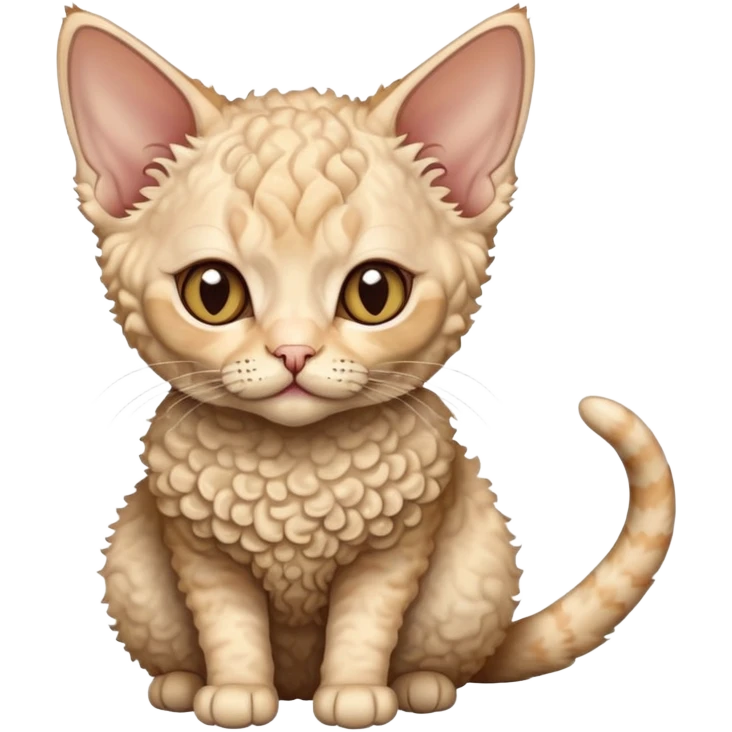 Devon Rex cat emoji