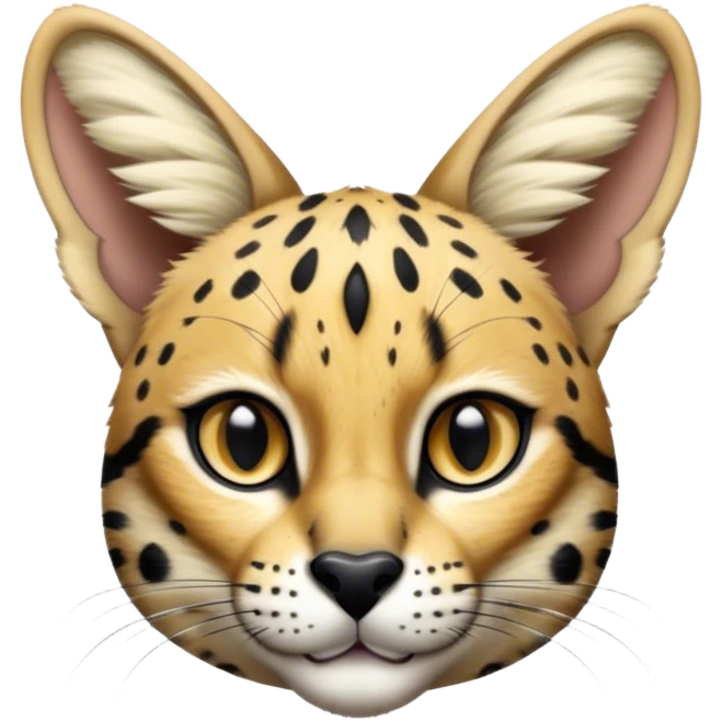 Serval-Genet-hybrid emoji