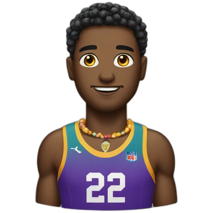 athlete with beads of sweat emoji