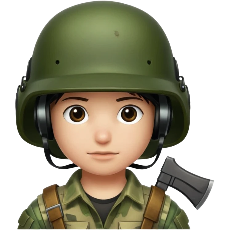 Üstünde (PUBG)yazan bir kask yap emoji