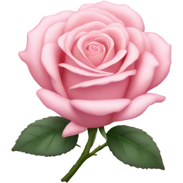 Light Pink rose  emoji