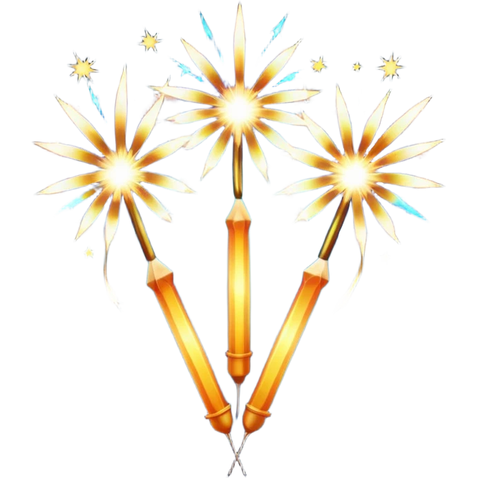 sparklers emoji