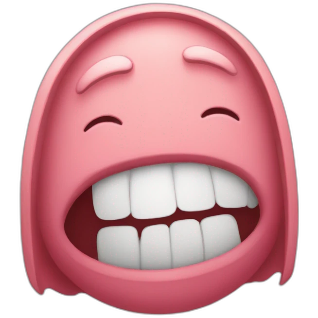 Comment icon in aye and mouth emoji
