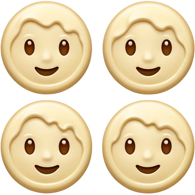 🍫 chocolate blanco emoji