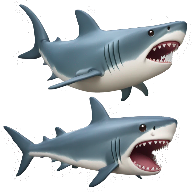 very big shark emoji