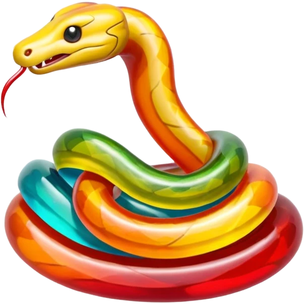 jelly bean snake emoji