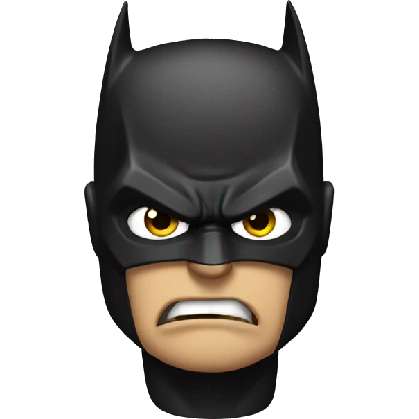 angry batman emoji