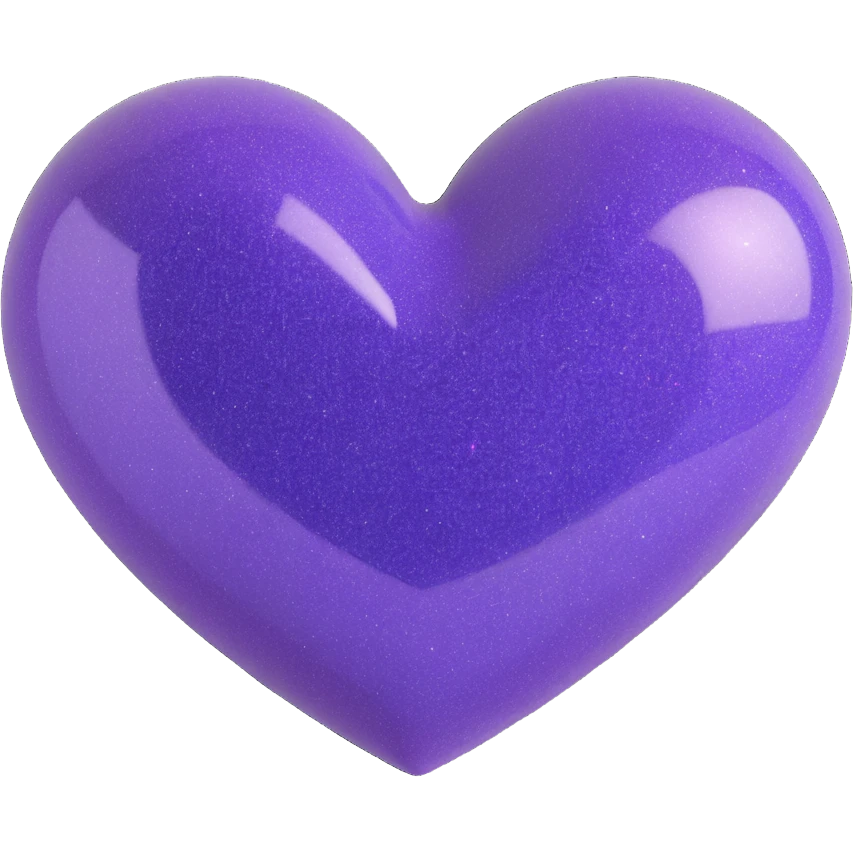 heart with purple glitter emoji