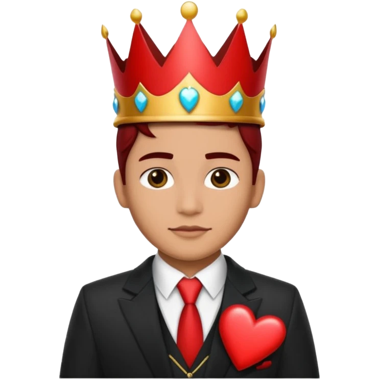 Ariel camacho versión rey de corazones  emoji
