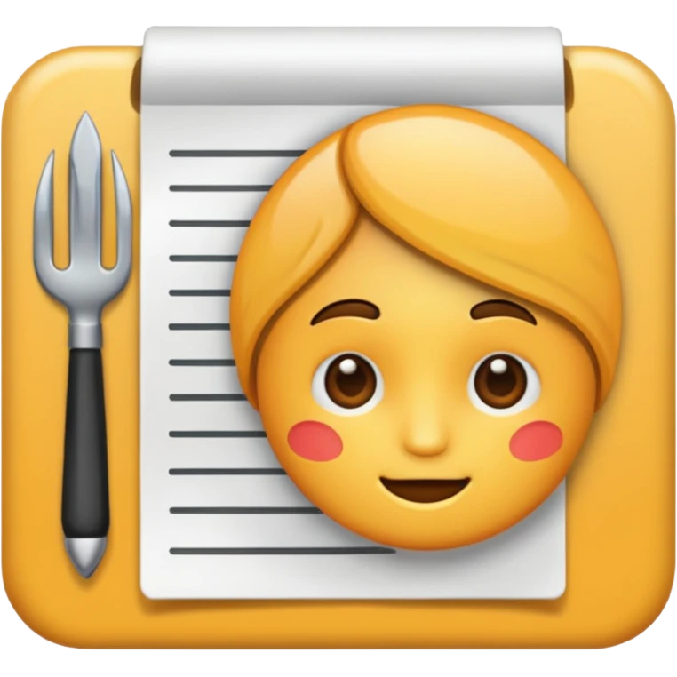A job application emoji