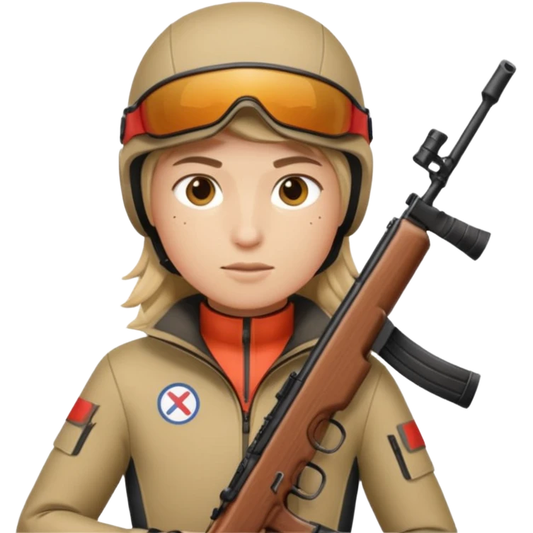 rifle biathlon emoji