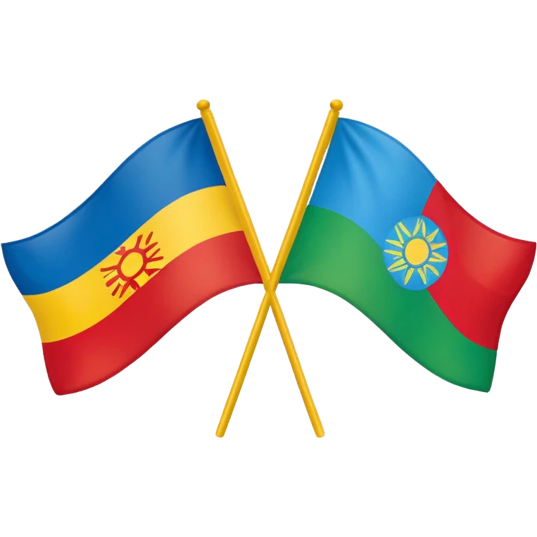 england and ethiopian flag  emoji
