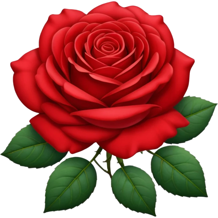 a rose emoji