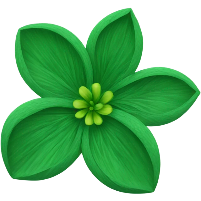 green flower emoji