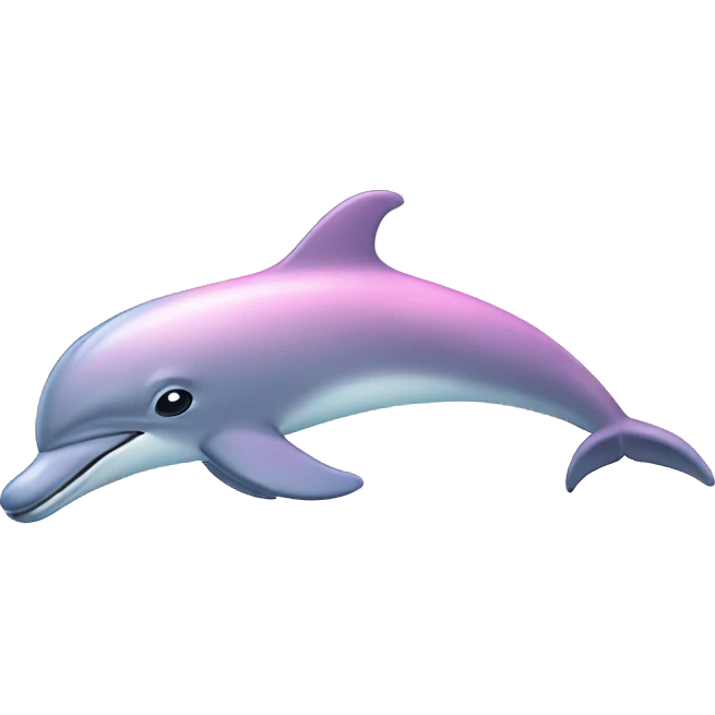 Pastel-pink-colors-dolphin emoji