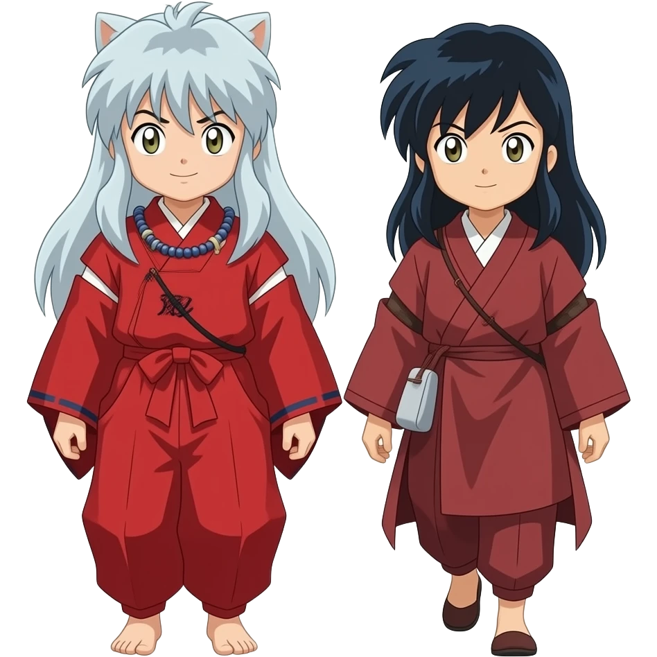 inuyasha and jag On my way! emoji