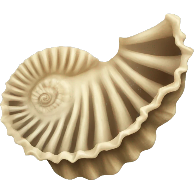 fossil shell emoji
