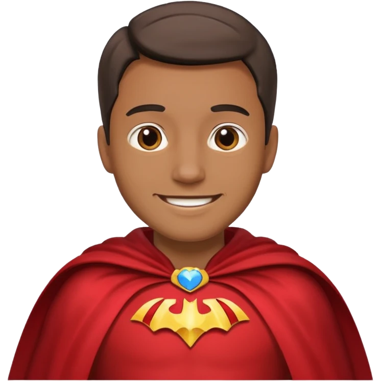 Caped Hero fake emoji