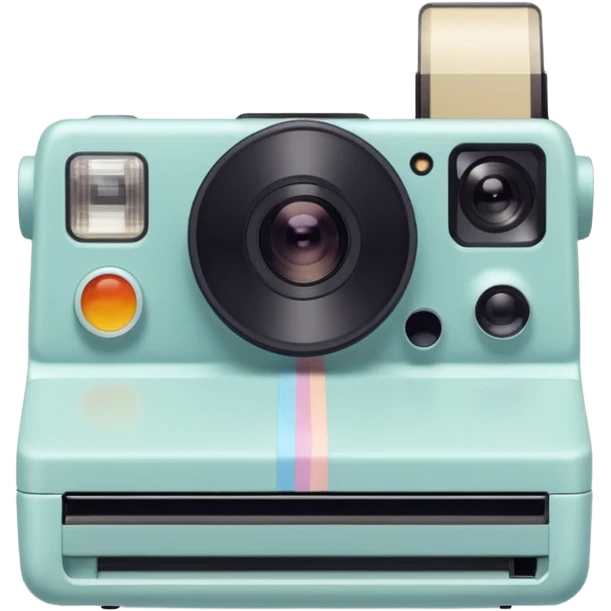 Photos taken with a Polaroid camera have gentle pastel tones. emoji