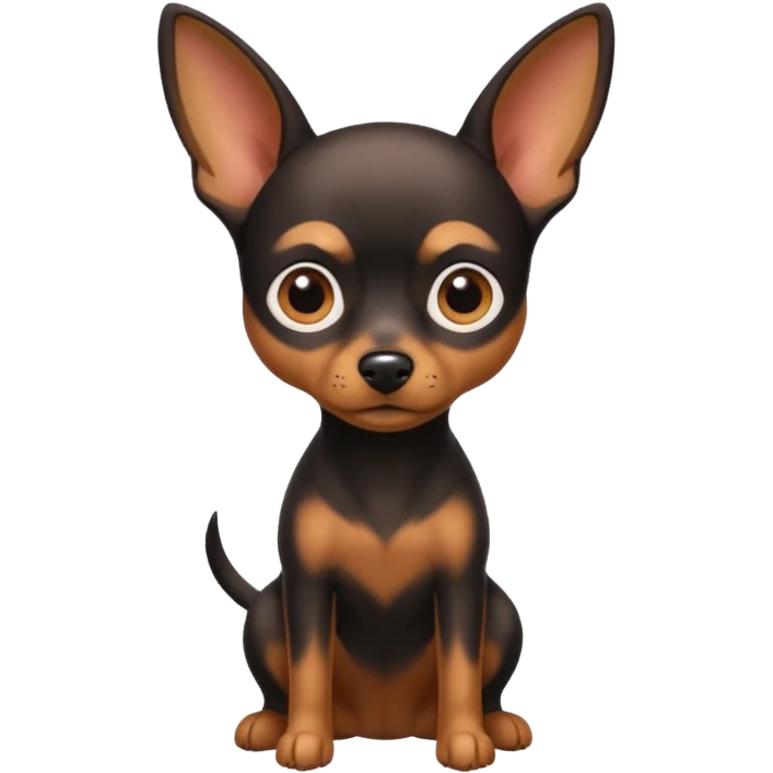 Mini pincher dog emoji