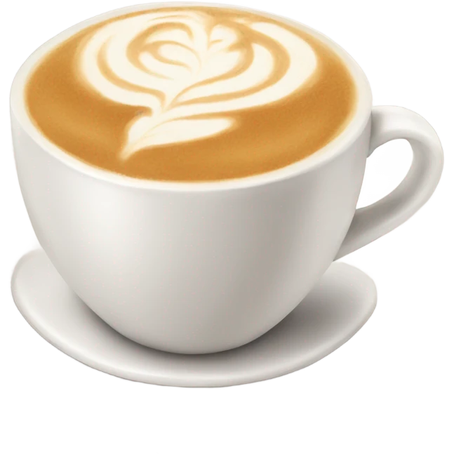 Vanilla latte  emoji