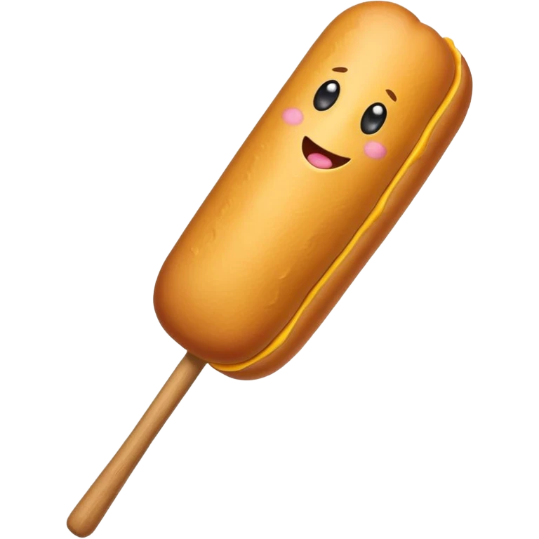 happy corndog emoji
