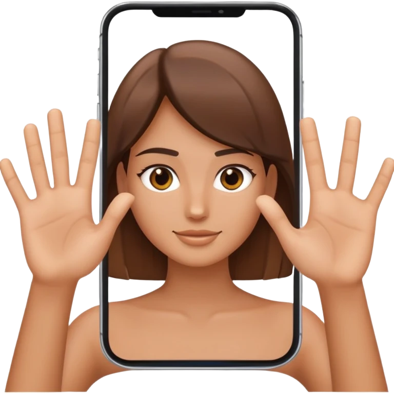 hands showing rectangle frame gesture, photography focus emoji