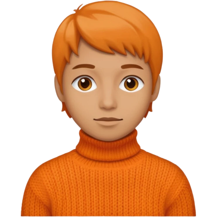 orange turtleneck emoji
