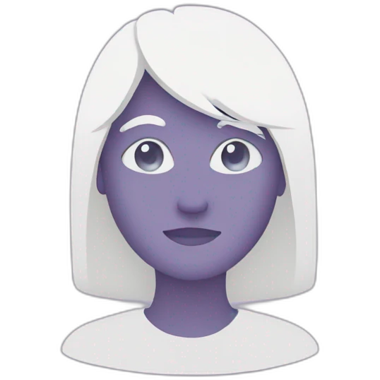 face silhouette emoji