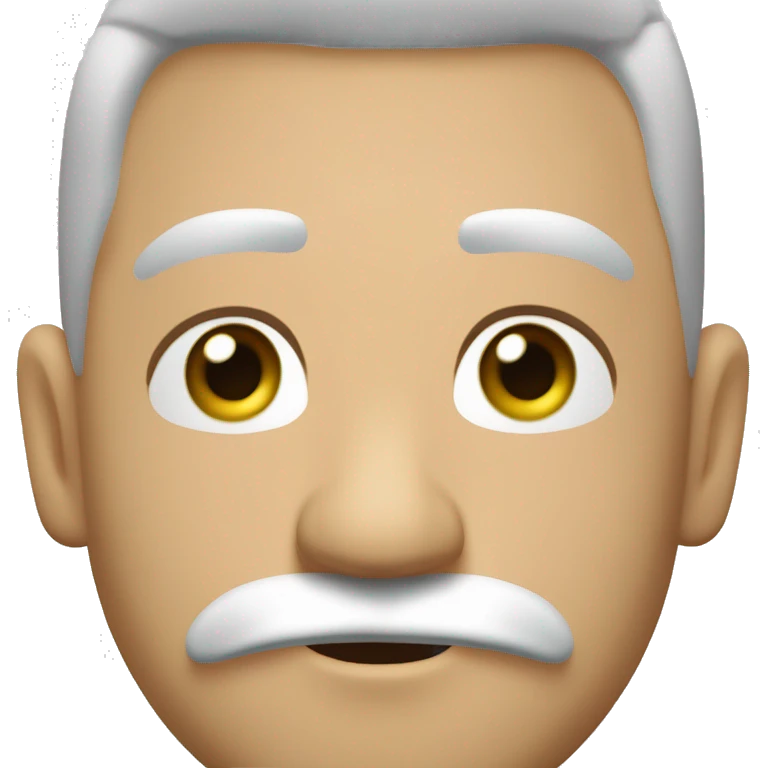 Chaval de 22 años, piel blanca y bigote y perilla, ojos verdes. Pelo liso, peinado hacia adelante, no muy largo pero no corto emoji