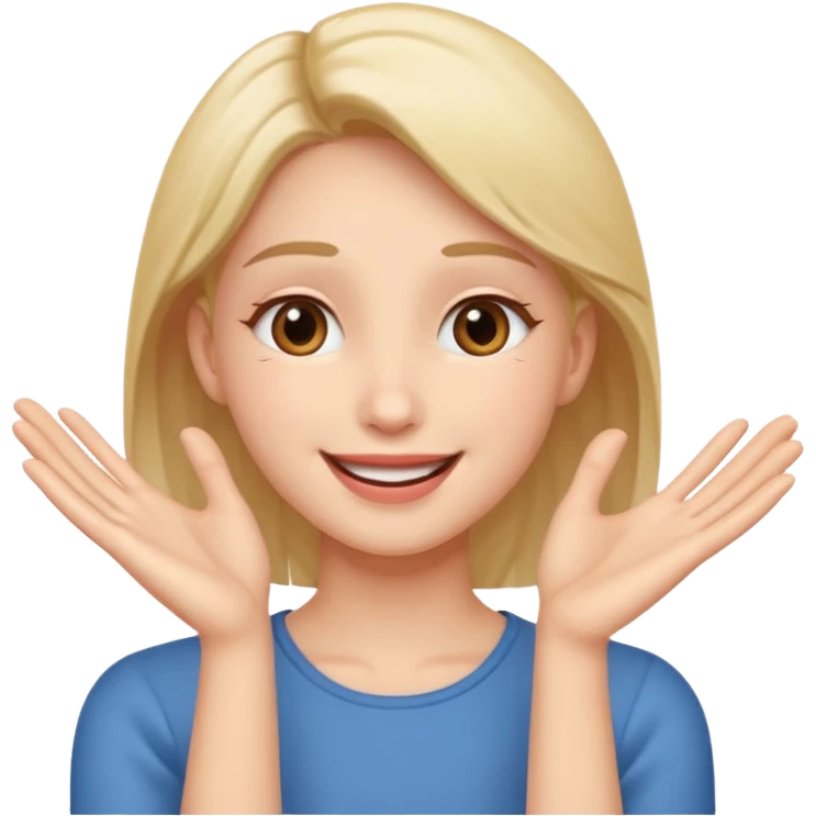 Romance - feeling of excitement associated with love - hands to one side of face emoji