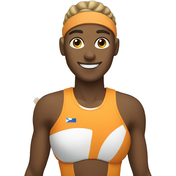 Beach volleyball player emoji