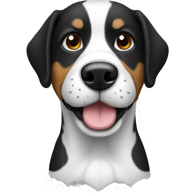 Dog Black and White emoji