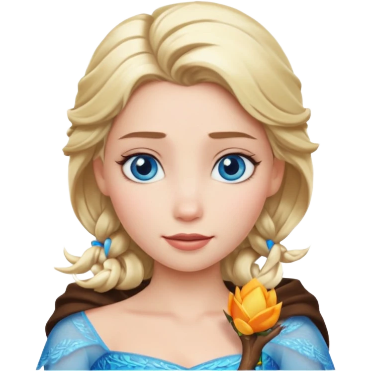 elsa frozen disney emoji