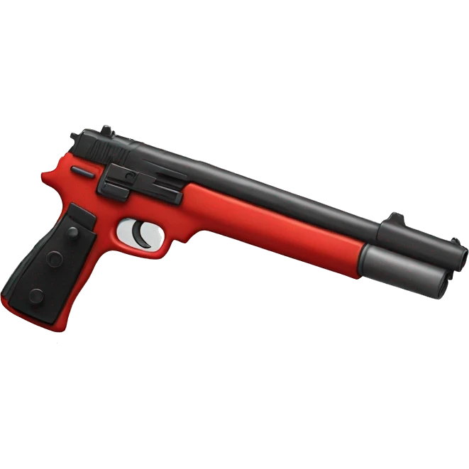Red gun emoji