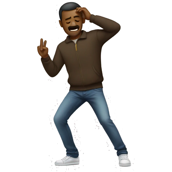 Man make a dab emoji