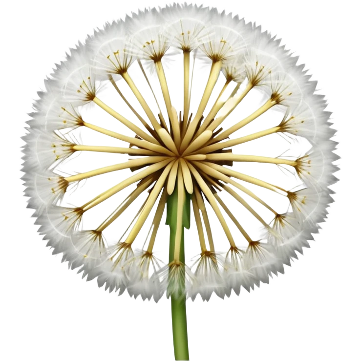 Dandelion flower emoji in white colour looks aesthetic edit better  emoji