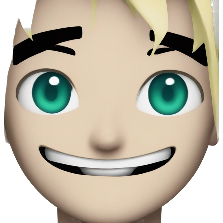 Naruto Uzumaki, teal eyes emoji
